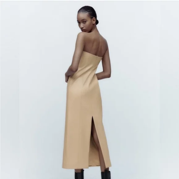 ZARA * BLOGGERS FAV FAUX LEATHER DRESS - Picture 11 of 13